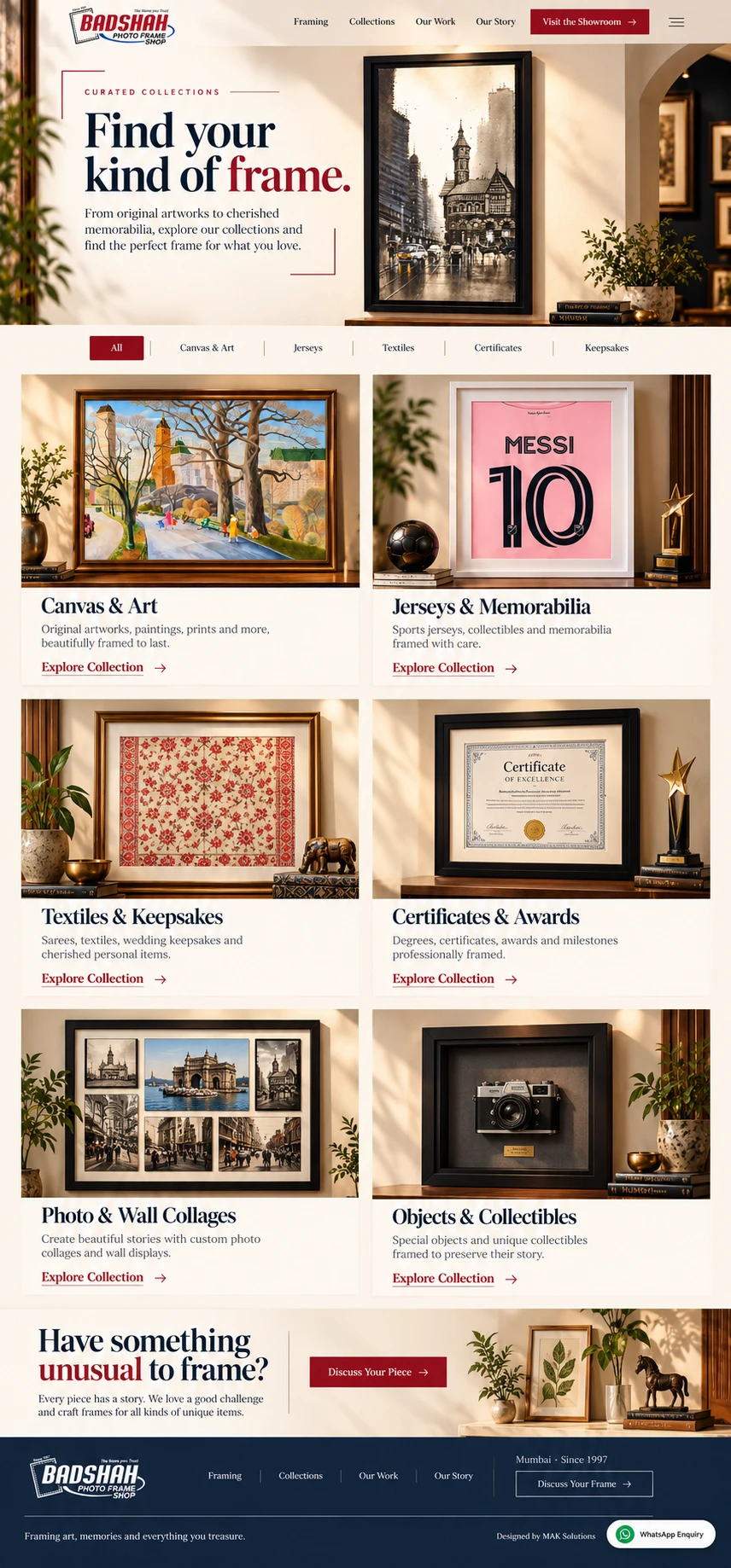 Illustrative photo wall collage from the approved design