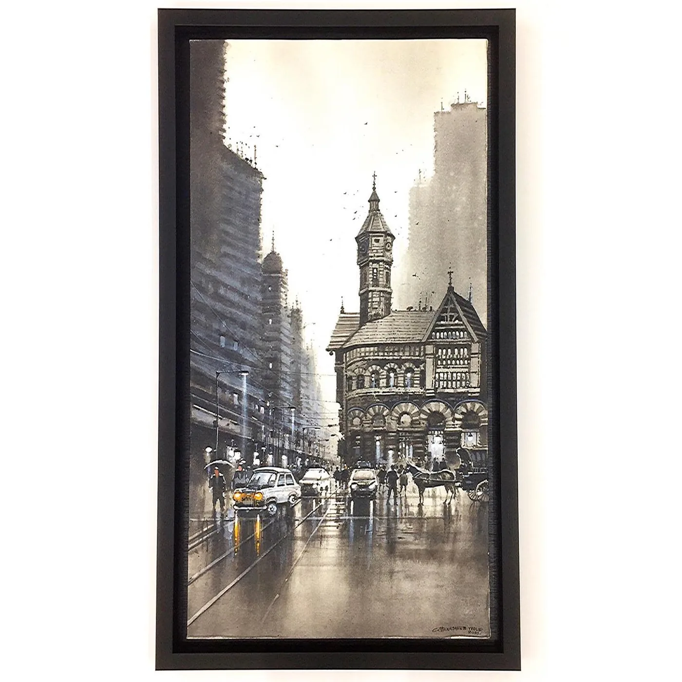 Mumbai canvas artwork from the Badshah Frames portfolio